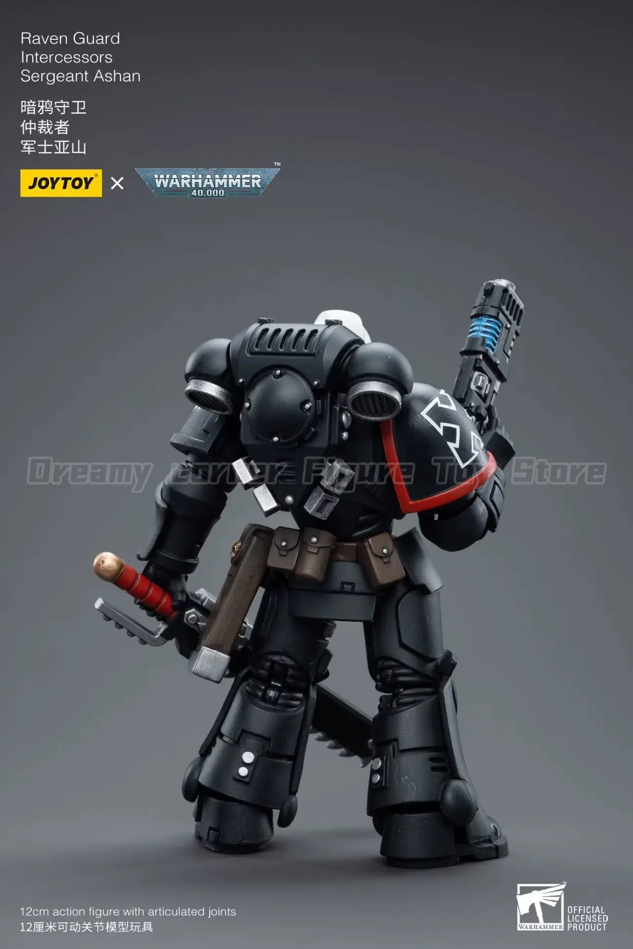 

【24 Hours Delivery】JOYTOY Warhammer 40K Raven Guard Intercessors Sergeant Ashan 1/18 Action Figure Toy Collection