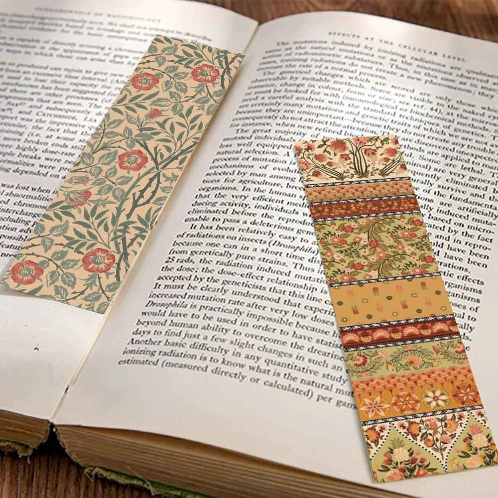 30PCS Classical Patterns Bookmarks Graffiti Retro Room DIY Cartoon Gift Personalized Living Luggage Unique Gifts Room Durable