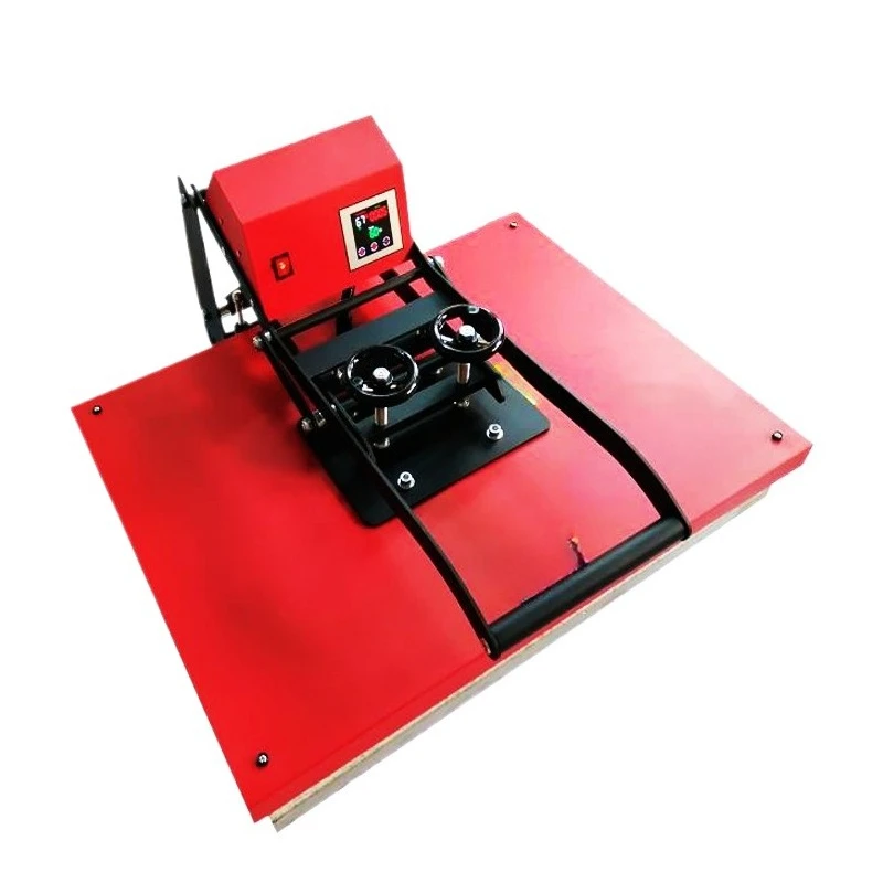 

6080 high pressure heat transfer machine large manual heat transfer machine pennant fabric curtain mouse pad heat