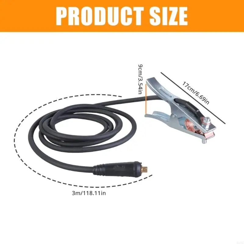 M4YC Heavy Duty Welding Electrode Holder & Ground Clamps with Rusts Proof Constructions Efficient Welding Electrode Holder