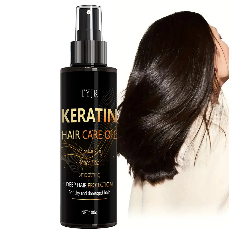 

Keratin Hair Care Essence Spray, Gentle Moisturizing, Non-Irritating, Softening and Thicking of Hair, Daily Care, Home Essentials, Holiday Fashion Products