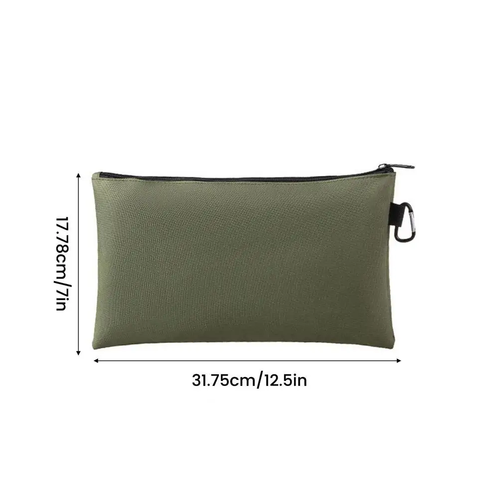 Premium Waterproof Tool Bag Zipper Pouch Multi-Function Bag Wear-Resistant Tool Organizers for Camping Woodworking Electrician