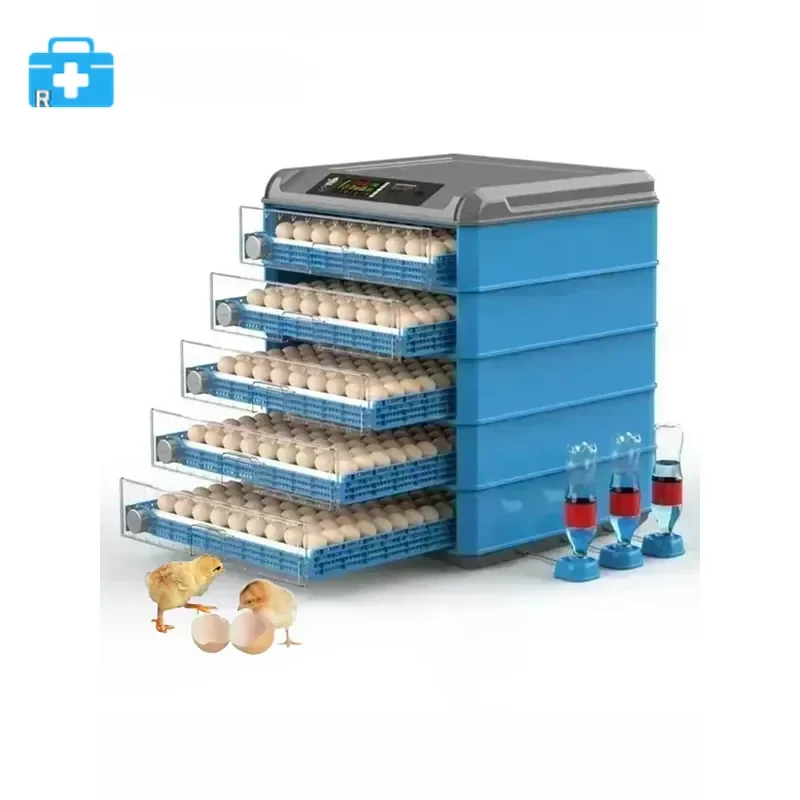Máquina incubadora de pollitos con capacidad de 256-500 huevos, incubadora completamente automática, huevos de pato,