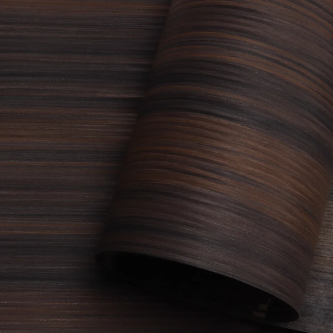 Length:2.5meters Width:580mm Thick:0.25mm Smoked Color Engineered Wood Veneer Sheet Home Decor DIY Furniture Decoration
