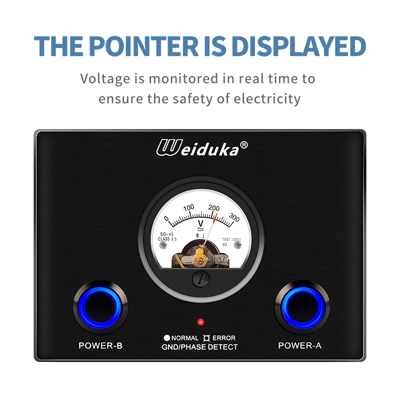 Weiduka AC 9.9 AC Power Filter Socket Power Strip Audio Heimkinosystem