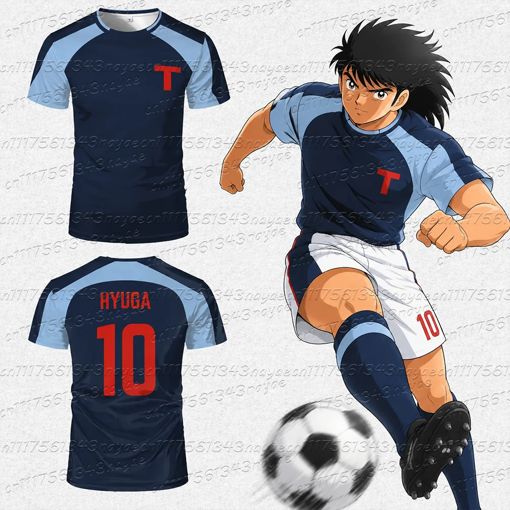 26 New Anime South Kirk Captain Tsubasa Children T-shirt ATOM LENDERS 3D Print Men's Jersey Summer Casual Sports Kids/Adult Top