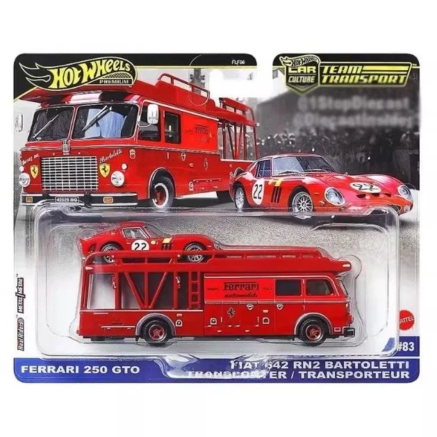 Hot Wheels Car Culture Transport Fleet Series Benz 300 Ferrari 250 Bmw M3 1:64 Model Car Toys Die-Cast Vehicle Unopened Original