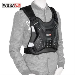 WOSAWE Motocross Chest Back Vest Moto Body Gear Adult Racing Back Vest Motorcycle Outdoor Sports Equipment