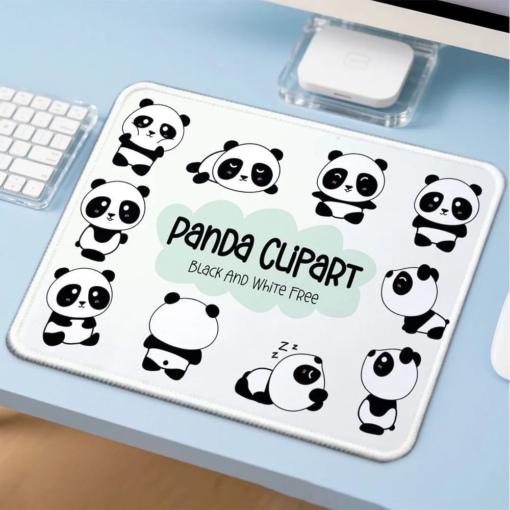 Mosepad Cute panda Computer Mat Desk Accessories Pc Gamer  Mousepad Company Game Mats Mouse Anime Mause Table Decoration