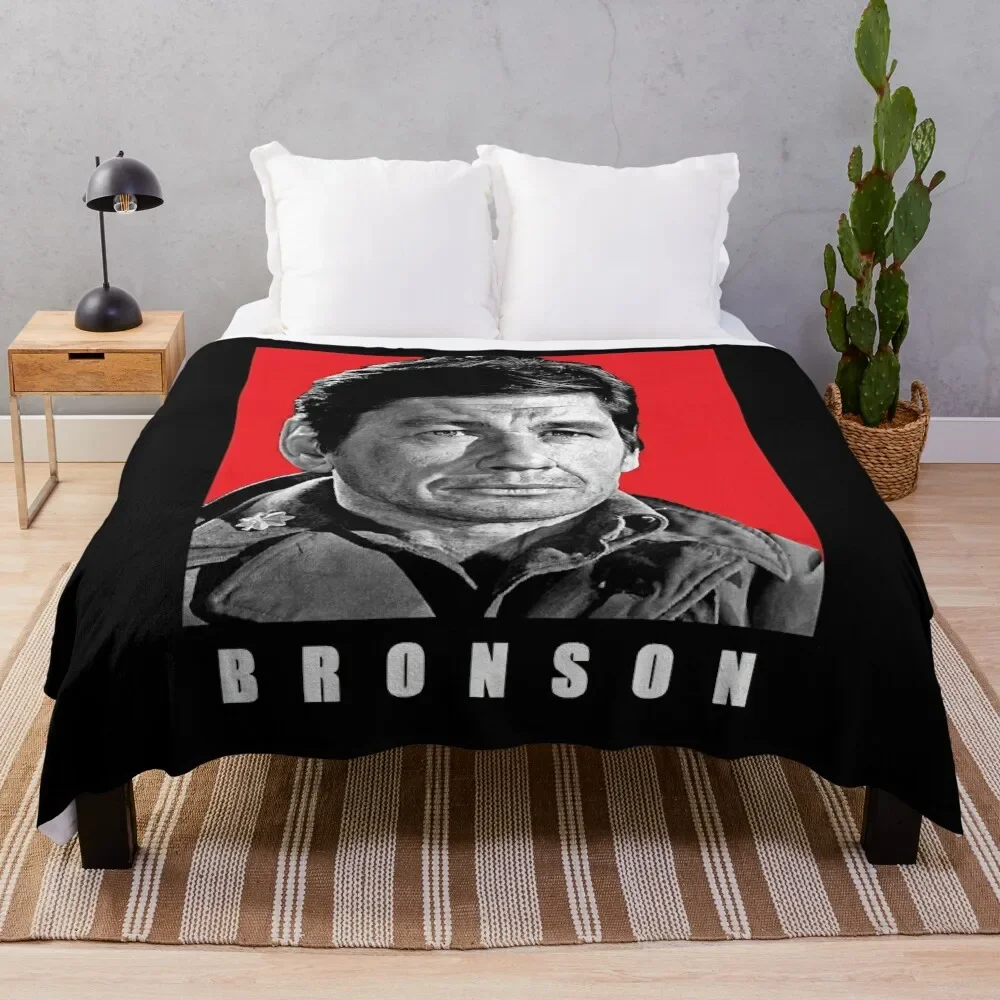 Lover Gift Charles Bronson Halloween Throw Blanket warm for winter christmas decoration sofa bed Giant Sofa Blankets