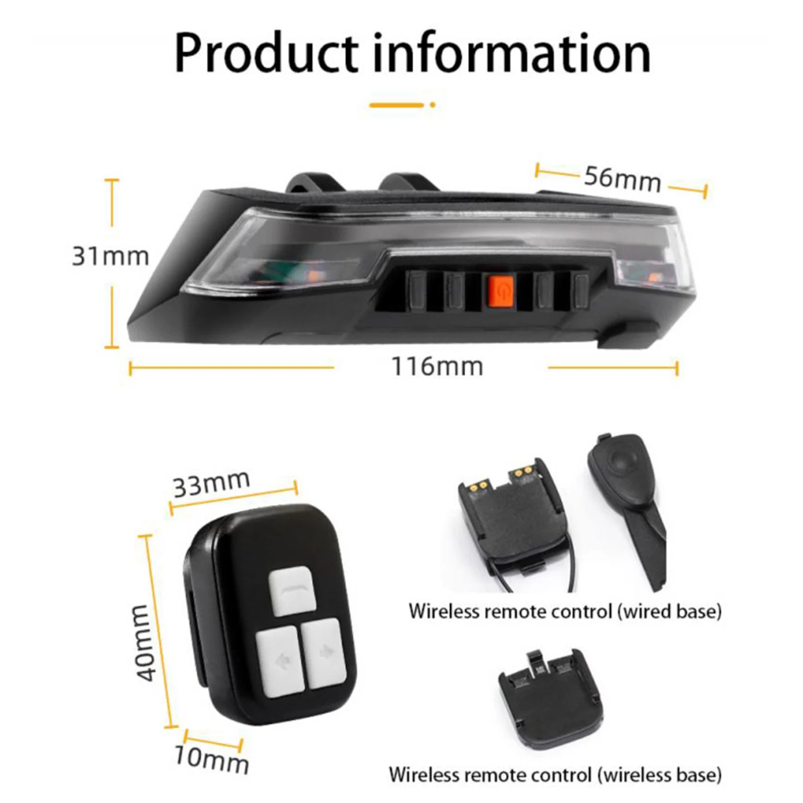 ضوء خلفي مقاوم للماء وسهل التركيب وقابل لإعادة الشحن لركوب الدراجات