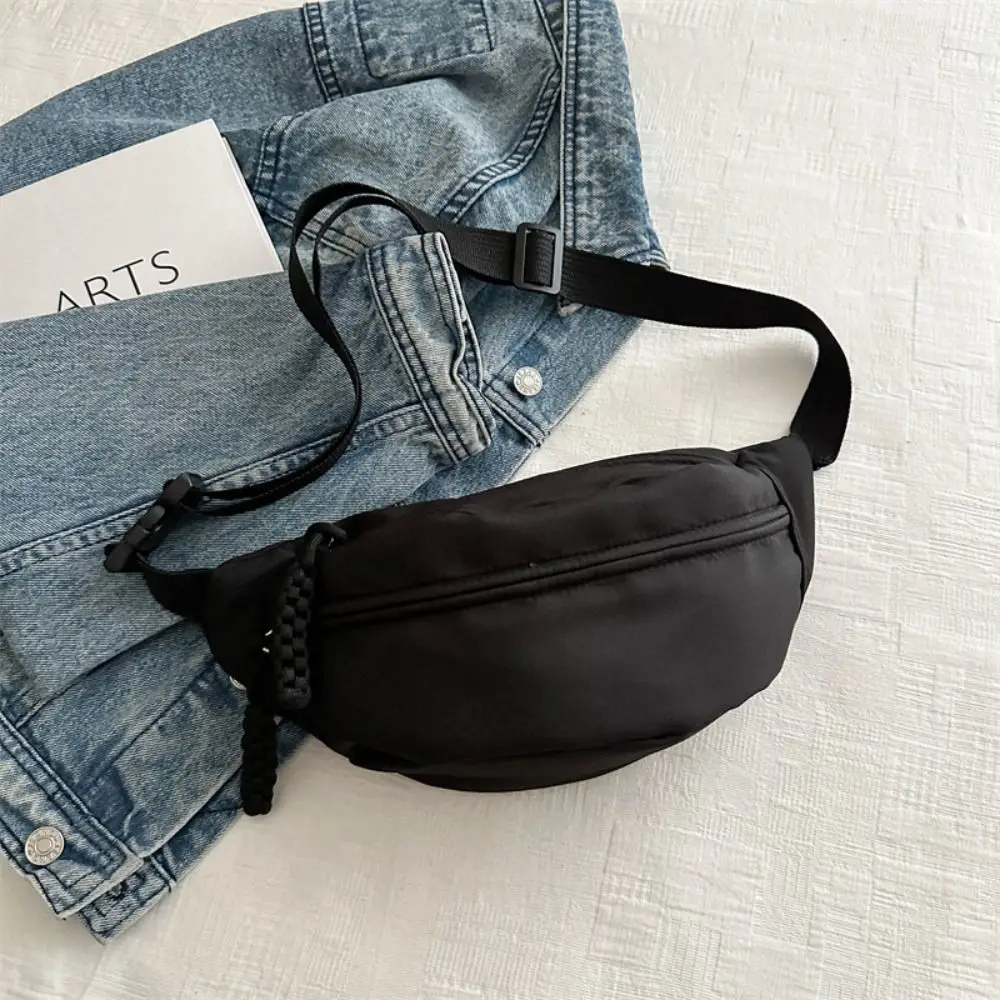 

Fashion Half Moon Women's Chest Bag Large Capacity Waterproof Waist Bags Oxford Cloth Multifunctional Crossbody Bag Travel