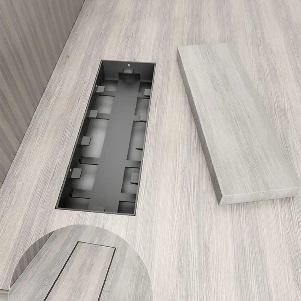 Concealed Electrical Controller Housing For System Cabinet Wardrobe Power Adapter Storage Organizer Box