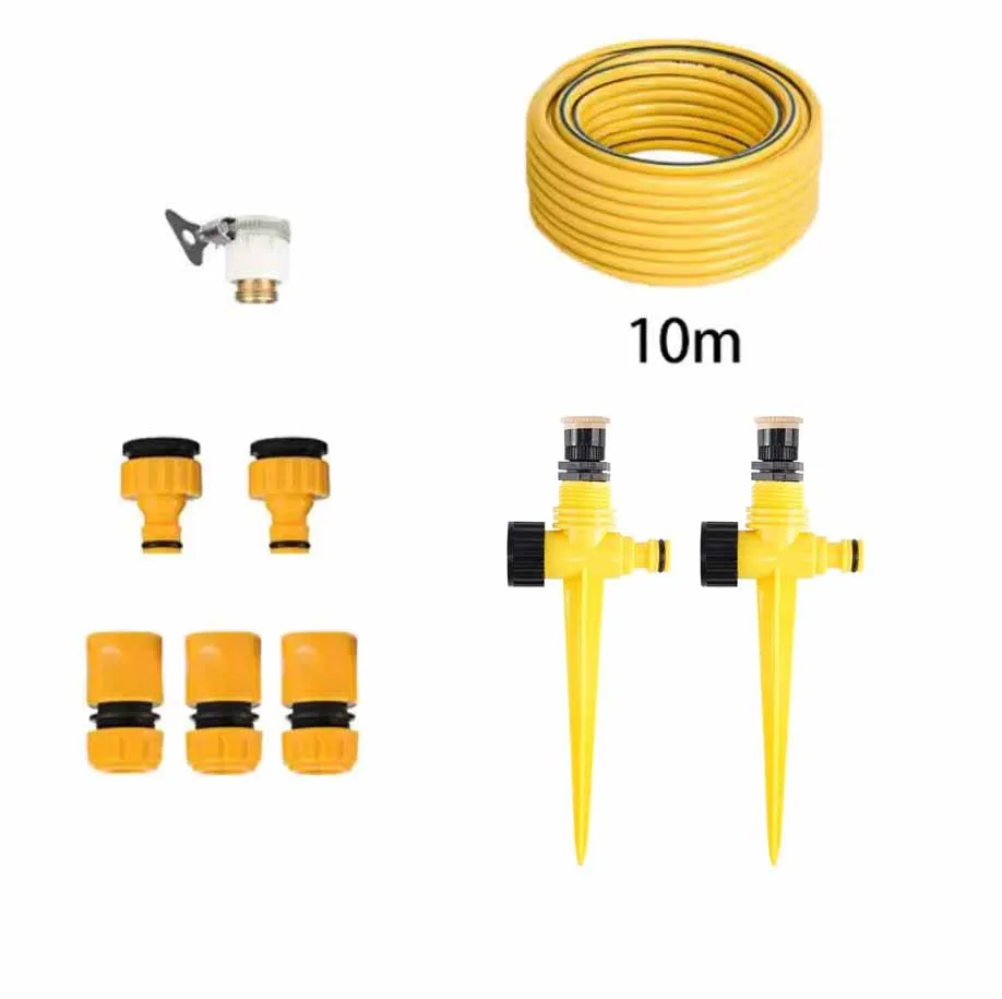 360° Automatic Rotating Garden Sprinkler, Large Area Lawn Irrigation System & Water Nozzle