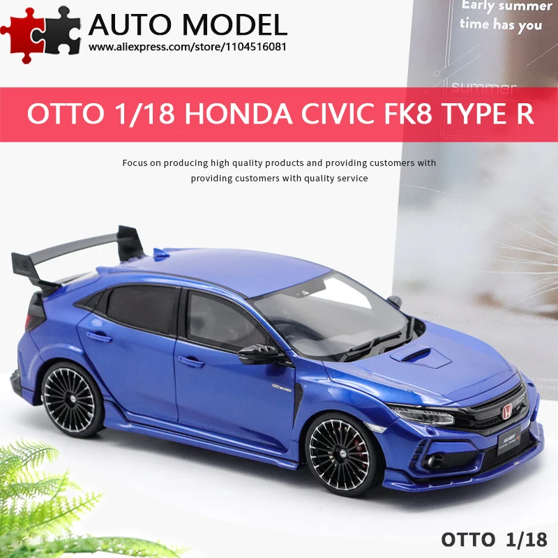

2020 Honda Civic Type R Fk8 Mugen Modified Car Simulation Model Resin Die-Cast Otto 1:18 Limited Edition Collectible Static Model Car Adult Boy Toy Birthday Gift
