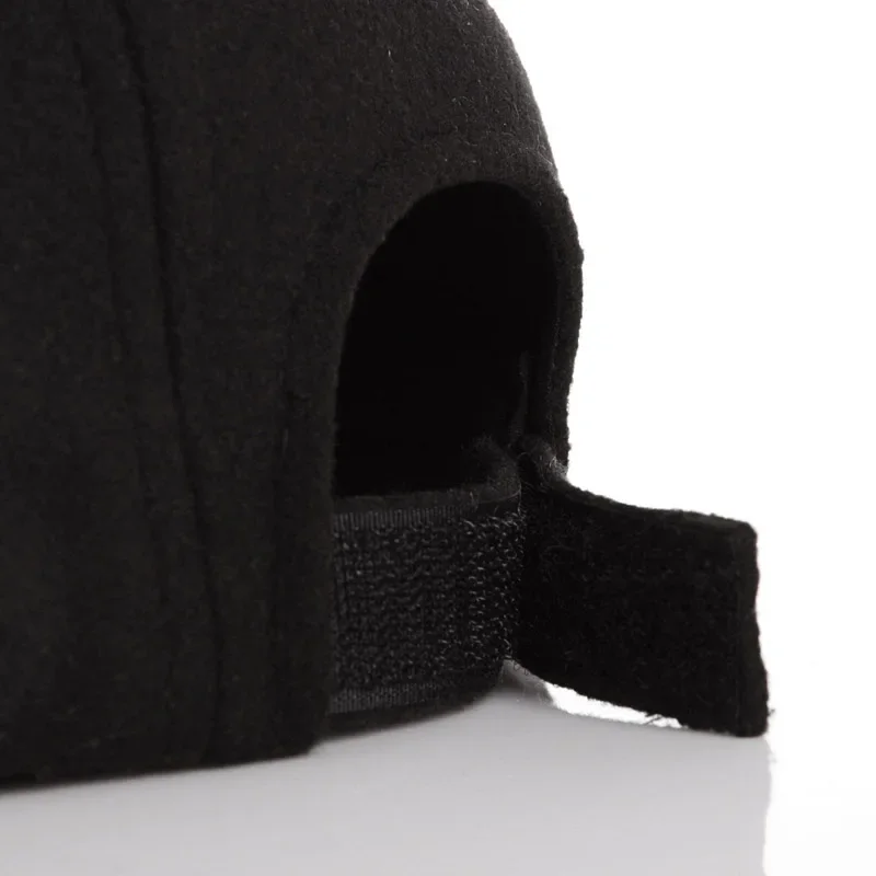 2021 Men's and Women's Wool Baseball Caps, Children's Hats, Hip-hop Hats, Mouse Ears Cap, Outdoor Play Hats, Warm Casual Cap - Image 4