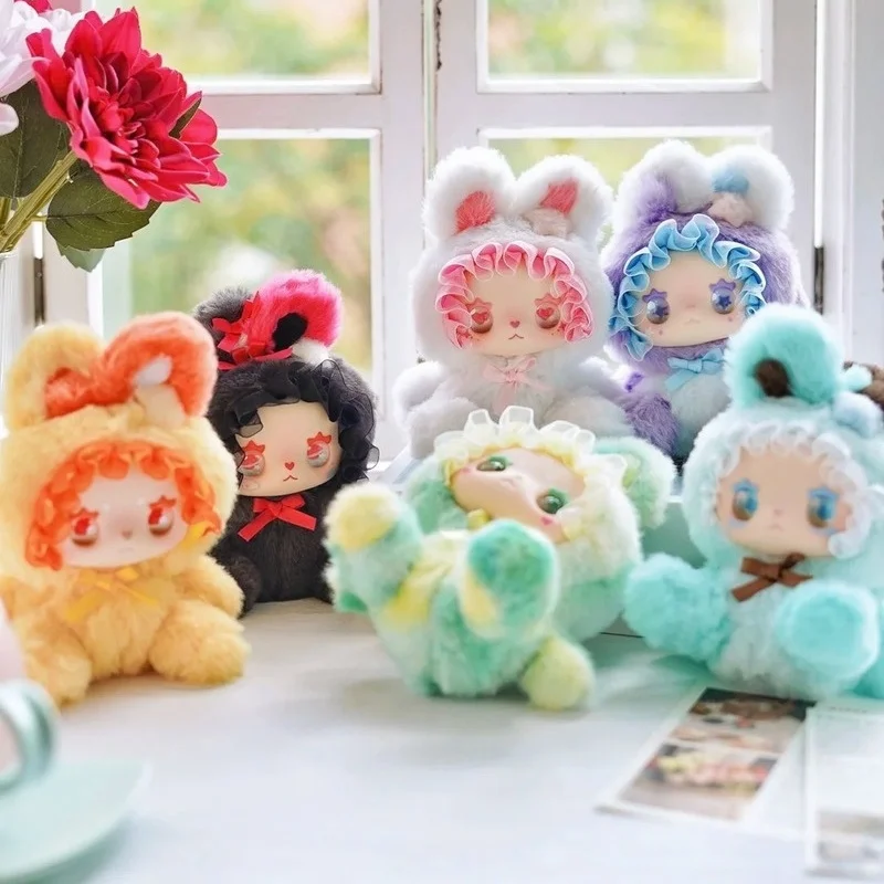 

Genuine Lovely Emma Bunny Alliance Ai-Powered Series Plush Blind Box Vinyl Face Doll Backpack Pendant Toy Ornament Decor Gifts