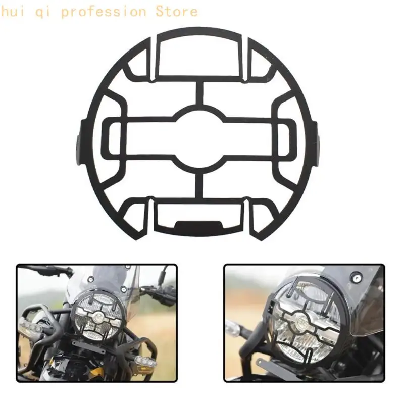 Quick Install Rustproof Motorcycle Headlight Guard Heavy Duty Metal Mesh Grill For Himalayan 450 All Terrain H8WE
