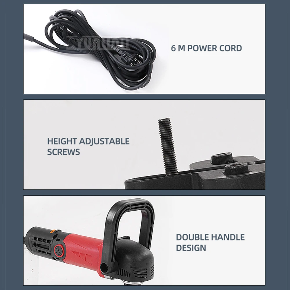 Polishing Machine Water Mill Household Stone Marble Tile Terrazzo Anti-alkali Waxing Polishing Machinecement Floor 220V860W