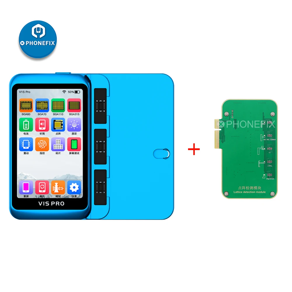 JC Máy In Module Phát Hiện Mạng Tinh Thể Phát Hiện Mặt Thử Nghiệm Sửa Chữa Cho Iphone X-11pro iPad A12X Kết Nối Với JC V1S Pro để Sử Dụng