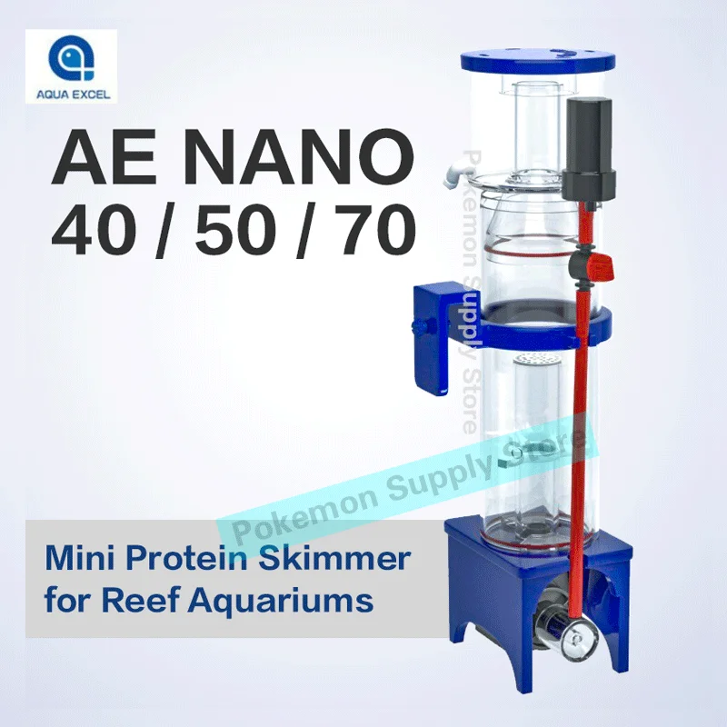 

Aqua Excel Nano 40D 50D 70D Mini Protein Skimmer for Reef Aquariums Internal Protein Skimmer DC12V