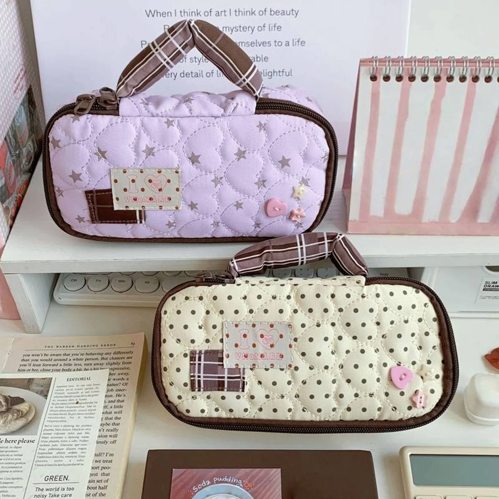 Large Capacity Polka Dot Penci - Stationery Office And School Supply Stores recension och pris