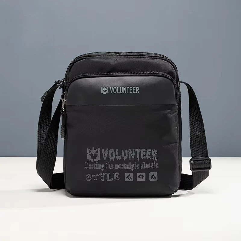 Volunteer Men's Shoulder Multifunctional Bags Oxford Cloth Waterproof Lightweight Commuter Phone New Sling Crossbody Bag 1832-07