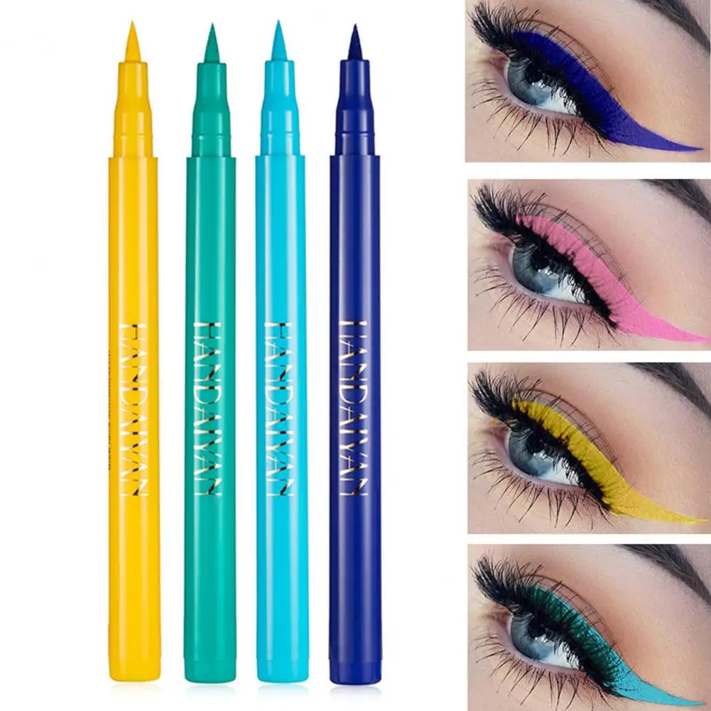 Oogmake-Up Schoonheid Vloeibare Eyeliner Delicate Textuur Oogmake-Up Pen Alcoholvrije Beginnende Kleur Eyeliner Tool Voor Make-Up