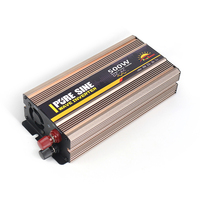 500W 500 Watt 12V/24V/48V DC To AC 110V/120V/220V/230V Wave Solar Car Converters Off Grid Power Inverter