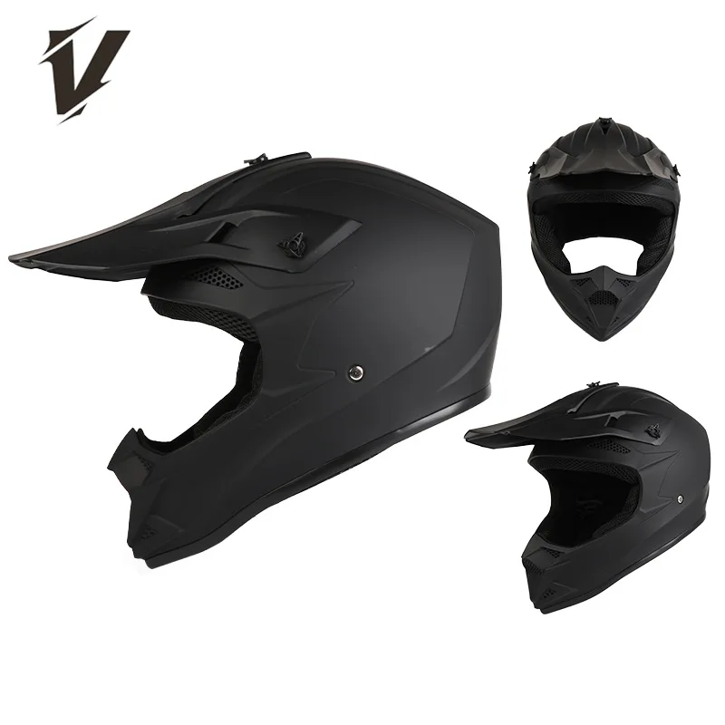 Custom Motocross Full Face Helmet, All Season Ventilated Off Road Motorcycle Helmet for Trail Riding Men Women Riders