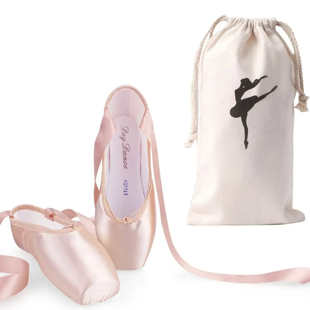 10 sztuk przenośne panie baletki worek do przechowywania profesjonalne taniec Pointe torby na buty