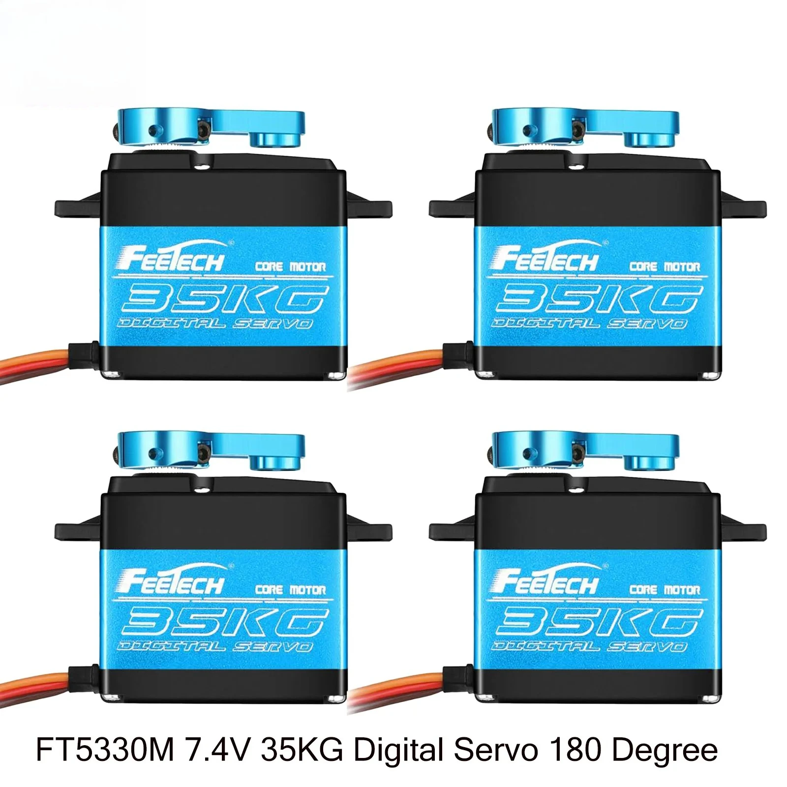 1/2/4 قطعة 35 كجم FT5330M الرقمية RC محرك معزز 7.4 فولت 180 درجة باجا ميتال جير مقاوم للماء ل 1/8/10 RC التحكم عن بعد الانجراف سيارة