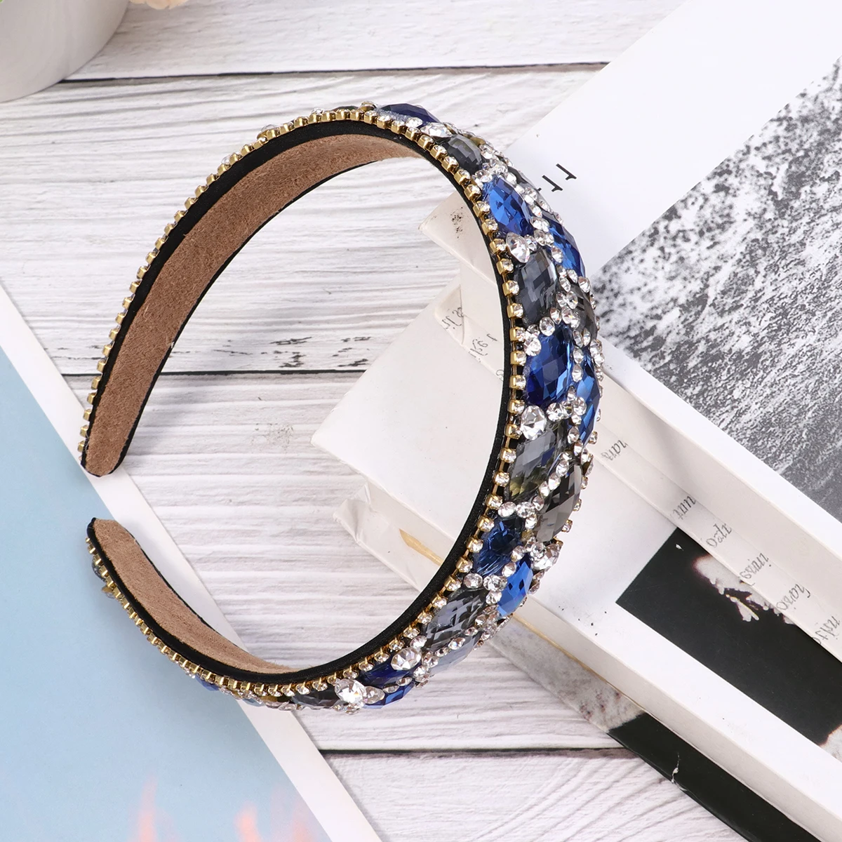 

Crystal Hairpin Head Hoop Decorations for Women Rhinestone Headband Wedding Hoops Hairband Headbands