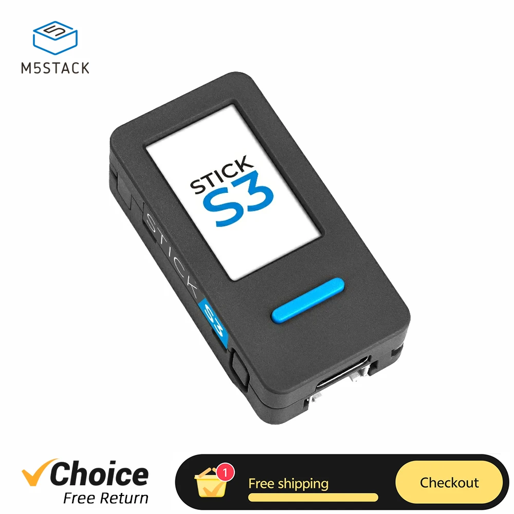 

M5Stack StickS3 StickC PLUS2 Upgraded Version ESP32-S3 8MB Programmable Controller BT WiFi For IoT Project Development