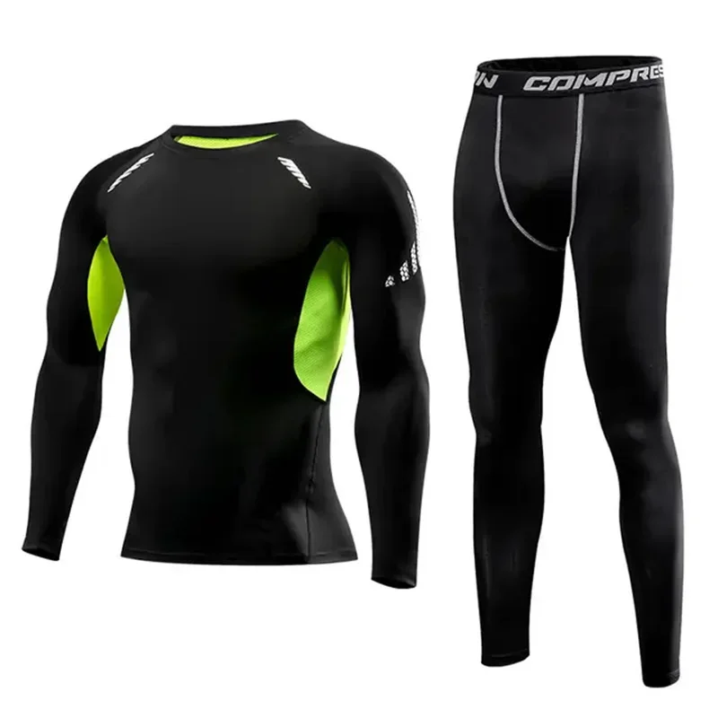 

vêtements de sport ensemble Fitness Jogging combinaison de Compression costume d'entraînement vêtements de sport coupe sèche