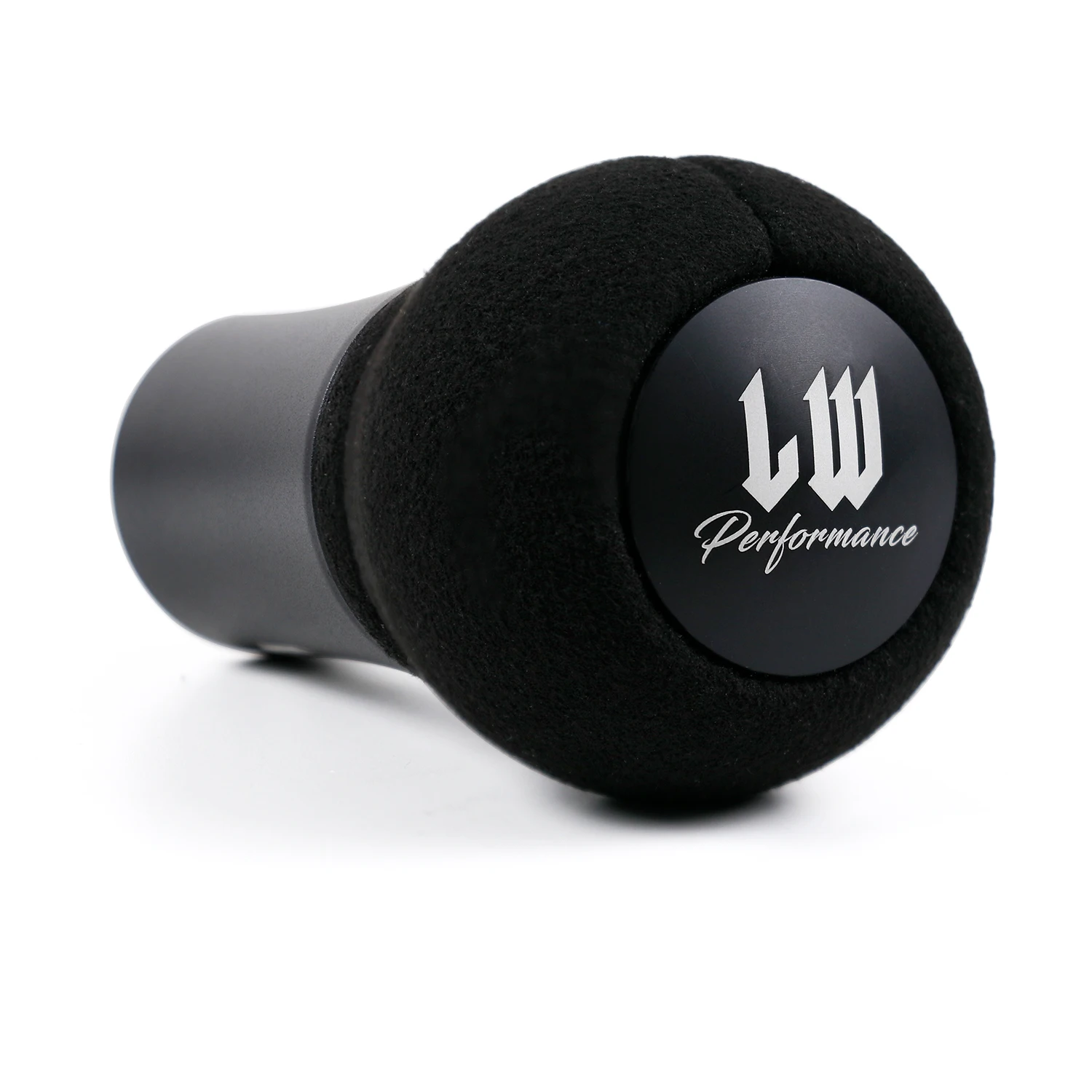 1X LW BLACK EDITION Auto-Schaltknauf, Wildleder, Schaltgetriebe, Schalthebel – Detail 1