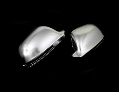 S-Line Style Silver Matt Chrome Side Mirror Cap Replacement L&R 2PCS New for Audi A4 B8 pre-facelift for A5 pre-facelift Durable