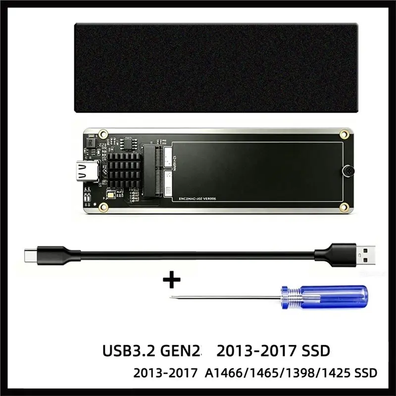 M.2 Nvme PCI-E SSD Enclosure SSD Case For Air PRO 13-17