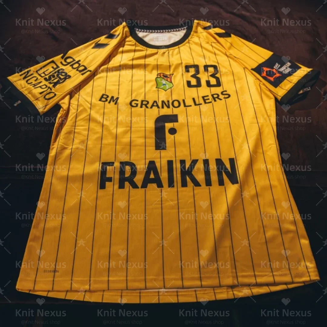 

25-26 Samarreta Local Fraikin Bmg, гандбольный трикотаж, осенняя спортивная быстросохнущая мужская футболка, детская одежда, женская футболка