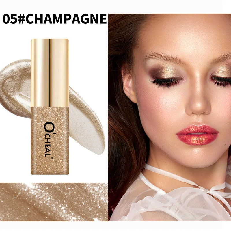 سائل ظهرت اللؤلؤ، سائل ظلال عيون صغير، تسليط الضوء على الحواجب، تسليط الضوء على اللمعان الناعم، 7 ألوان