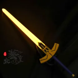 Fate Stay Night Saber Arthur Pendragon Black White Excalibur Sword Steel Cosplay Prop  Weapon Halloween Props Gift