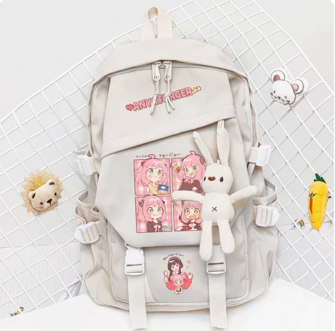 Anime SPY×FAMILY Anya Forger Schoolbag Backpack High-capacity Computer Casual Shoulder Bag Student Messenger Bag 1411