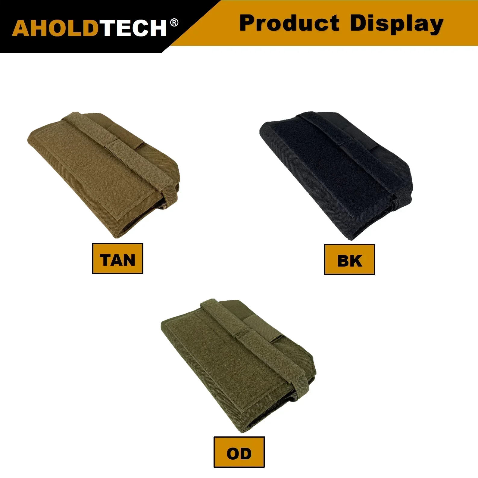 Aholdtech Tactical Mobile Navigation Plate Chest Hanging Mobile Holder Foldable Bag Outdoor Vest With MOLLE Hunting Sports Gear