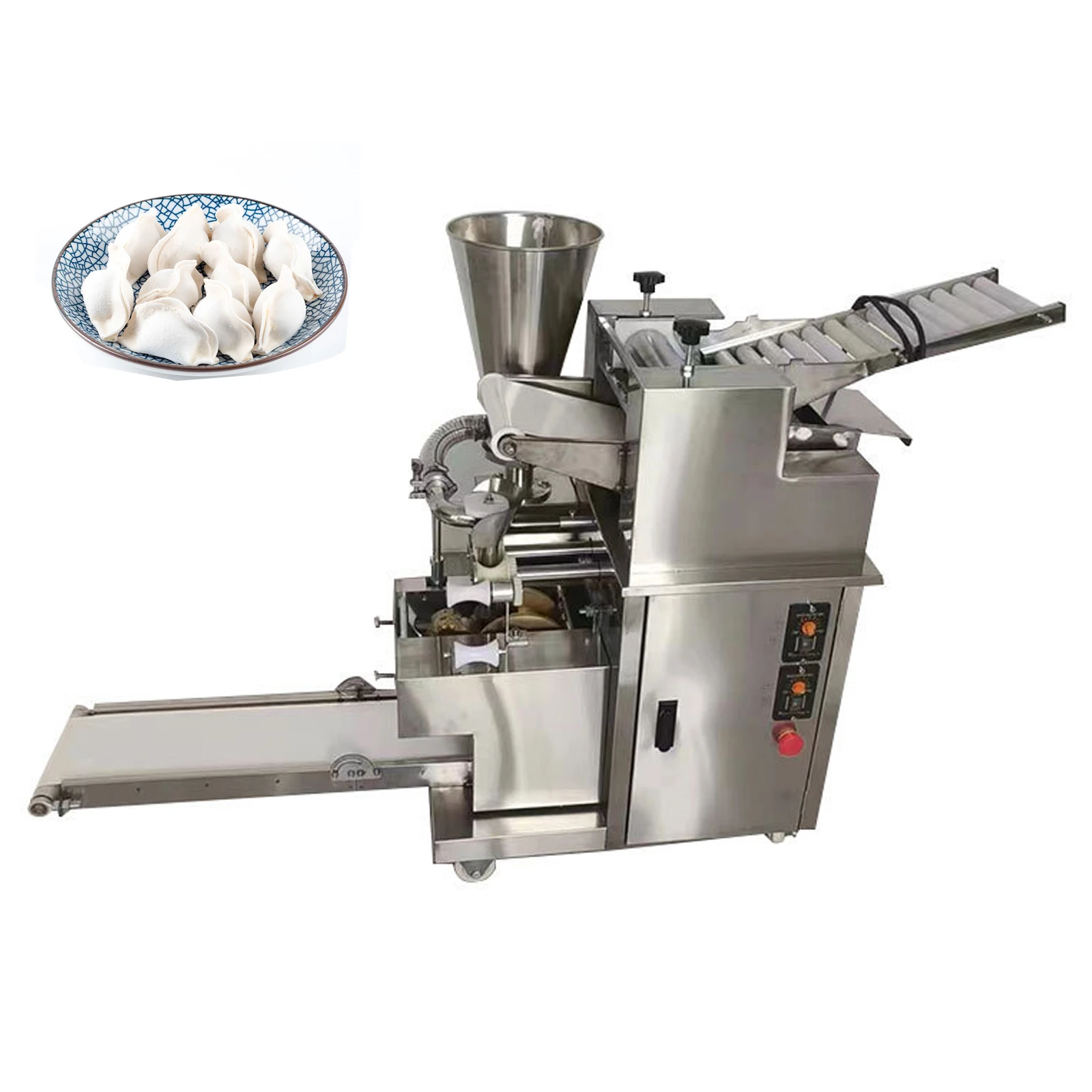 Precio de fábrica, rodillo de resorte automático, Mini máquina para hacer pasteles de bebé, instrucciones, bola de masa de camarones fritos, máquina para hacer Wonton