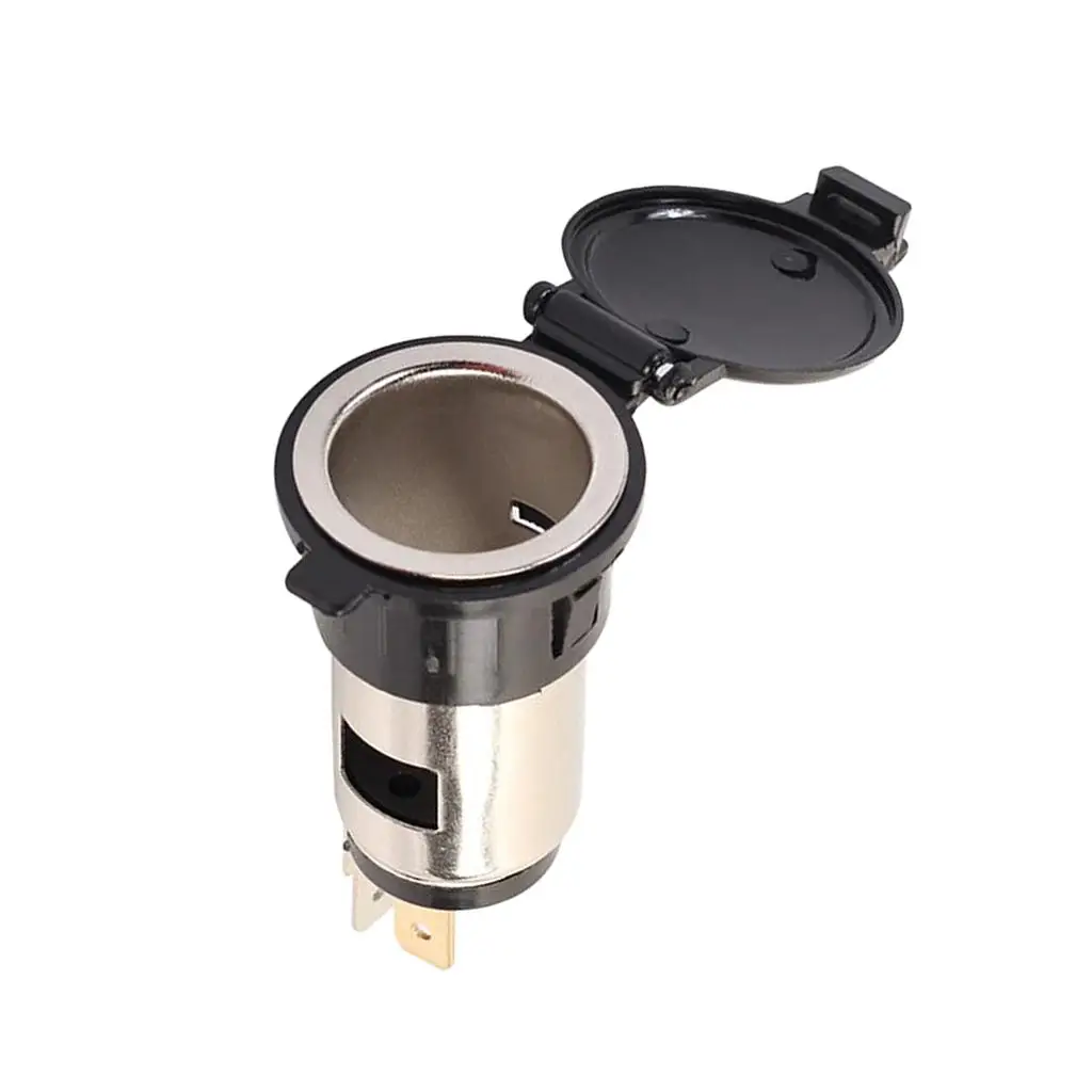 Cigarette Lighter Assembly Waterproof Power Socket Iron ABS Durable Car Parts for Useful Motorcycle Accessories - view 4