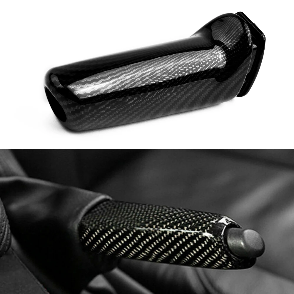 

ABS Material Handbrake Brake Handle Cover Luxury Carbon Fiber Style Fit For For For For BMW E46 E90 E92 F30 F32 F80