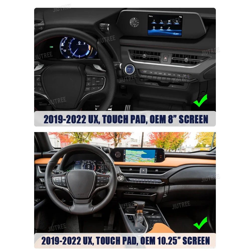 Linux System For Lexus UX UX200 UX250h 2019-2022 Wireless Apple CarPlay Android Auto Stereo Upgrade Oem screen Retrofit Kit