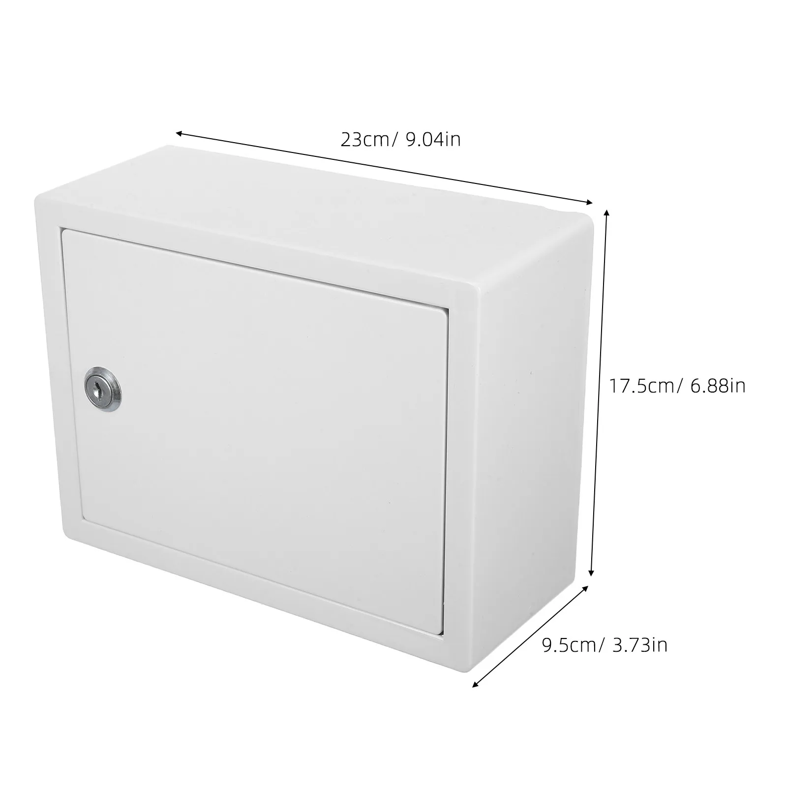 Wall Mounted Milk Box Lockable Outdoor Storage Container for Milk Bottles Mail Newspapers Donation Suggestion Or Parcel Delivery