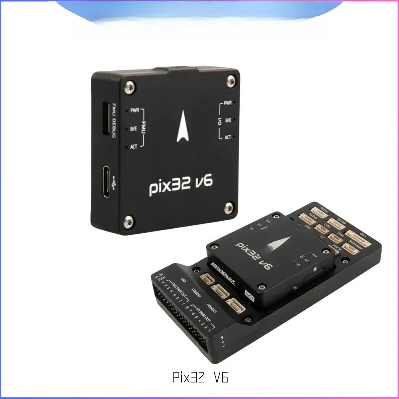 

2025 Pix32 v6 STM32H743 Flight Controller with BaseBoard Mini BaseBoard Power Module & M9N/M10 GPS RC Airplanes & Drones