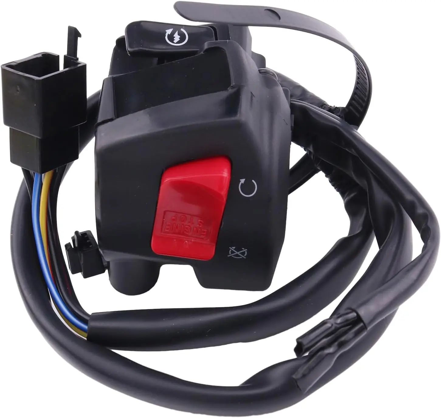 OEM Replacement Hand Control Switch for Honda CBR600 F4i 01-06 (35013-MBW-A12/A11/A10, Plug-and-Play Install)
